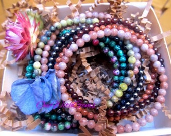 Healing Crystal Bracelets, One Size Fits Most