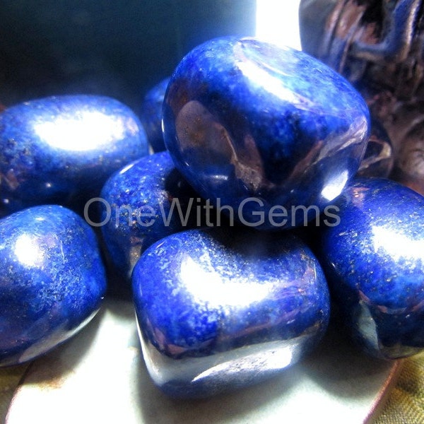 High Grade Lapis Lazuli Stone, A+ Quality, Enlightenment, Relieves Anger, Negative Thoughts, Opens The Channels To Connect To Your Angels