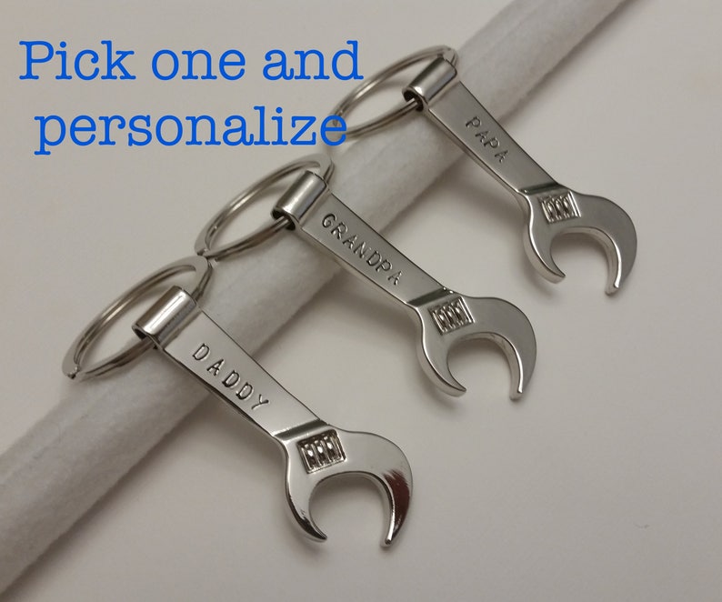Personalized Wrench Bottle Opener Keychainquantity 1 Etsy