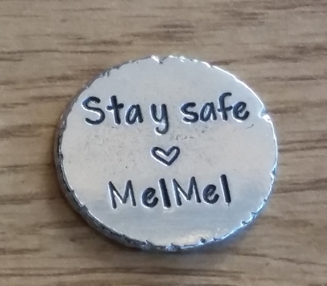 Customized Pocket Token, Pocket Coin in PEWTER Etsy