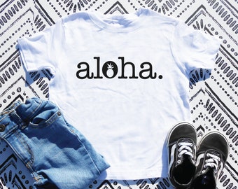 Aloha Kids Shirt, Aloha Kids Tee, Aloha Boys Shirt, Aloha Girls Shirt, Hawaii Shirt, Mahalo Shirt, Aloha Tee, Hawaii Vacation Shirt Kids