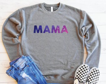 galaxy print sweater