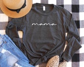 Mama Long Sleeve Unisex Fit Shirt Long Sleeve Tee Mama - Etsy