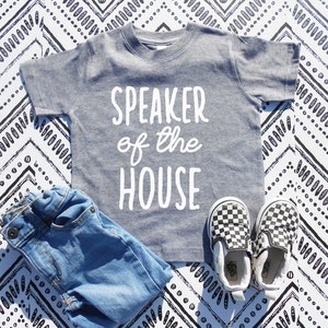 Speaker of the House Kids Shirt, Funny Toddler Shirt, Funny Infant Shirt, Cute Toddler Tee, Kids Political Shirt, Activist Shirt for Kids