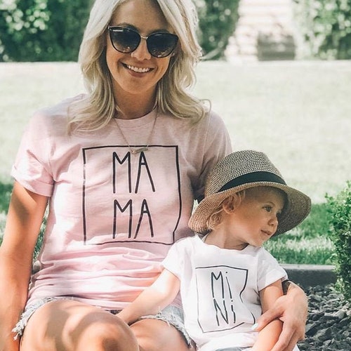 MAMA \u0026 MINI Shirts Mama Mini Shirt Set 