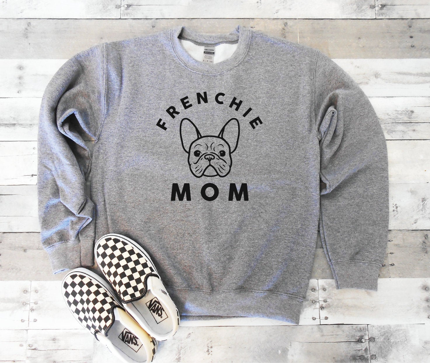 Frenchie clearance mom sweatshirt
