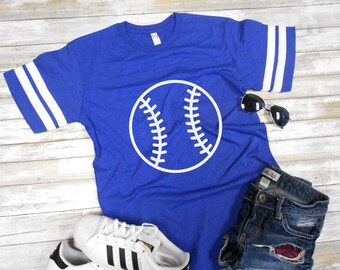 Striped Baseball Tee - Etsy