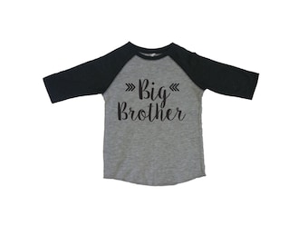 Big Brother Shirt - Big Bro Shirt - Big Brother Raglan Shirt - Big Brother Baseball Shirt - Shirt for Big Brother Announcement