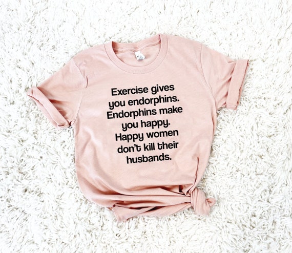 Exercise Funny Workout Shirt Women's Workout Shirt Gym Shirt Funny