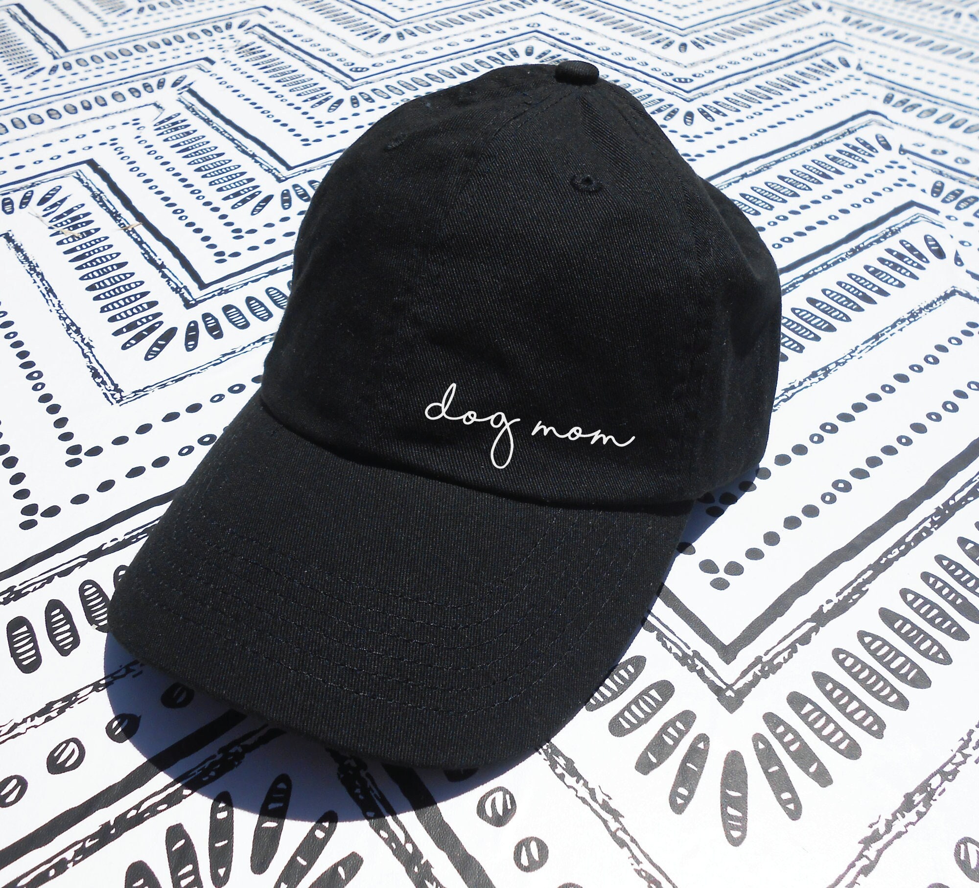 Dad Hat Cute Dog Mom Baseball Cap Gift 