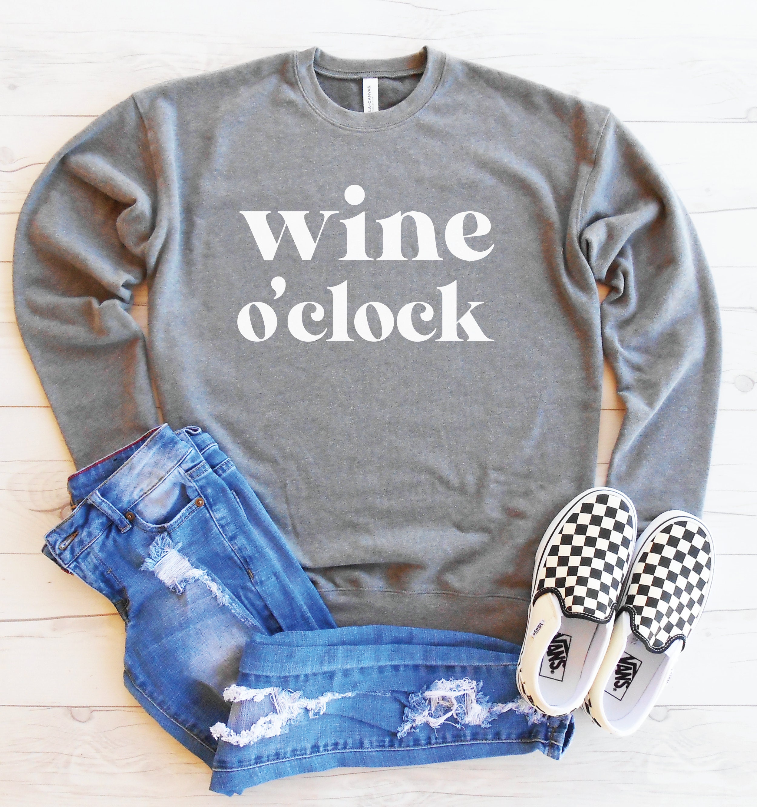 Wine oclock Unisex Sweatshirt tee Wine oclock Unisex Sweatshirt tee