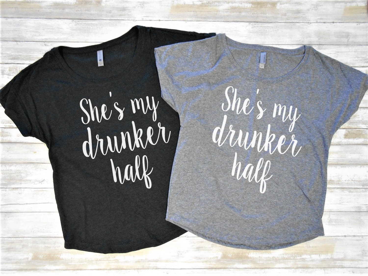 BFF Drinking Shirts Best Friend Shirts She's My Drunker Etsy