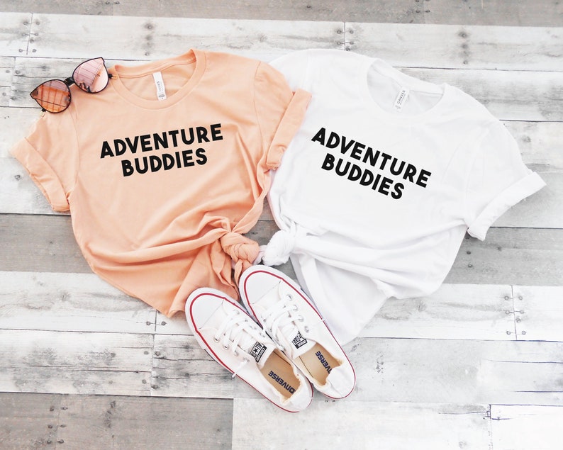 Shirts Adventure Buddies Best Friend Travel Shirts Honeymoon Travel Shirts ...