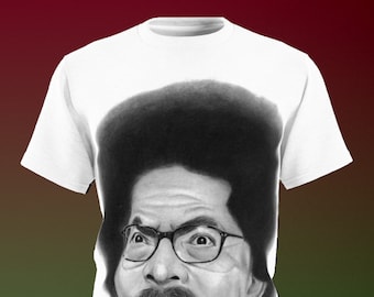 Cornel West Unisex T Shirt Art Black Excellence Black Owned Black History Month Artist 1865 Juneteenth Kwanzaa Gift for Her Him Love