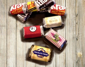 Printable Miniture Candy Wrappers