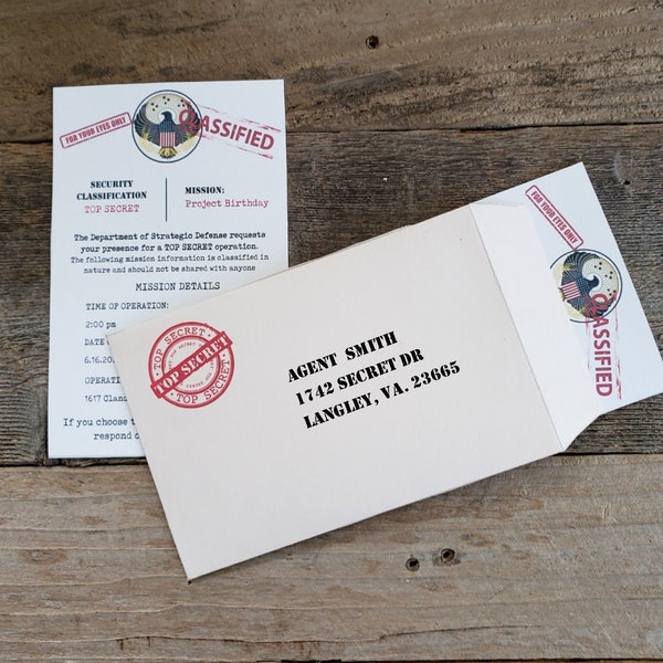 Secret Agent Party - Etsy
