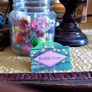Printable Wizard Candy Table Signs (editable text)