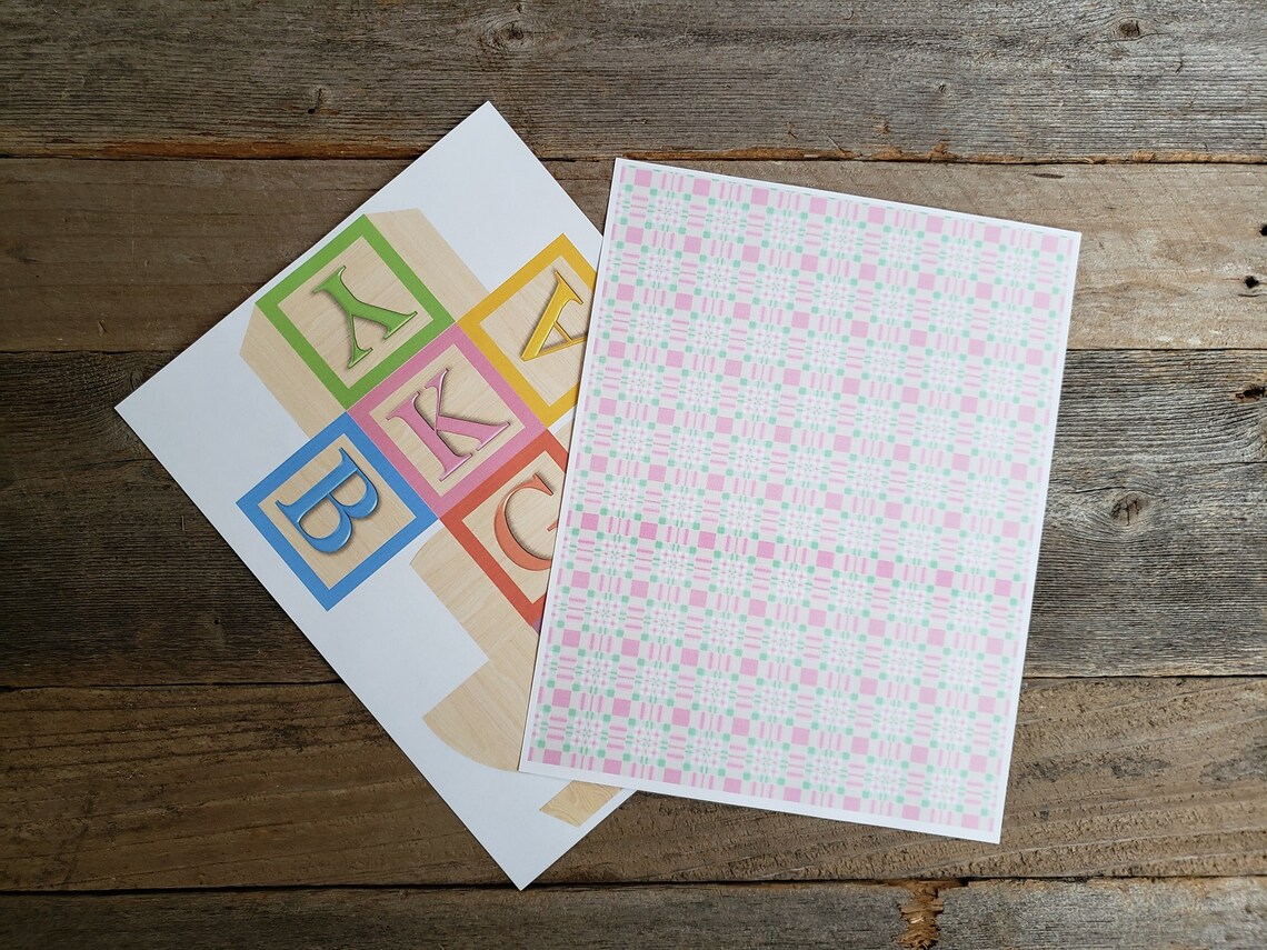 Printable Baby Block Favor Box - Etsy