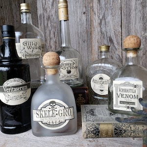 Wizard Potion Bottle Labels (Printable)