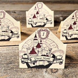 Printable Castle Place Cards (changeable text)