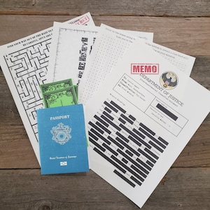 Printable Spy Games