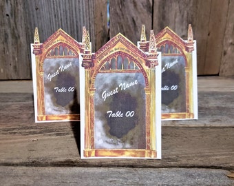 Printable Wizards Mirror Placecards (editable)