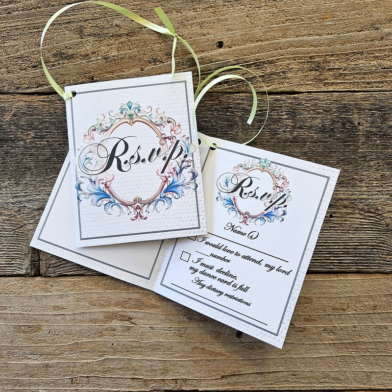 Bridgerton Dance Card - Etsy