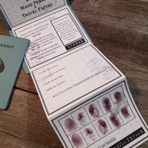 Printable Wand Permit Invitation (editable Text) Insert Your Own ...