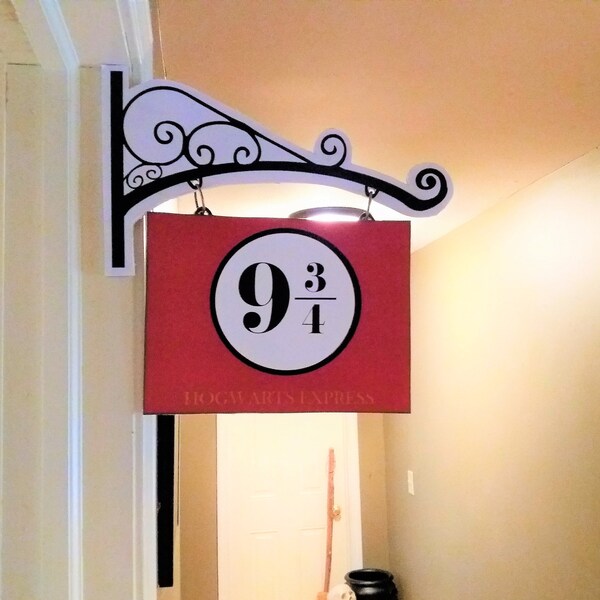 Platform 9 3 4 Sign - Etsy