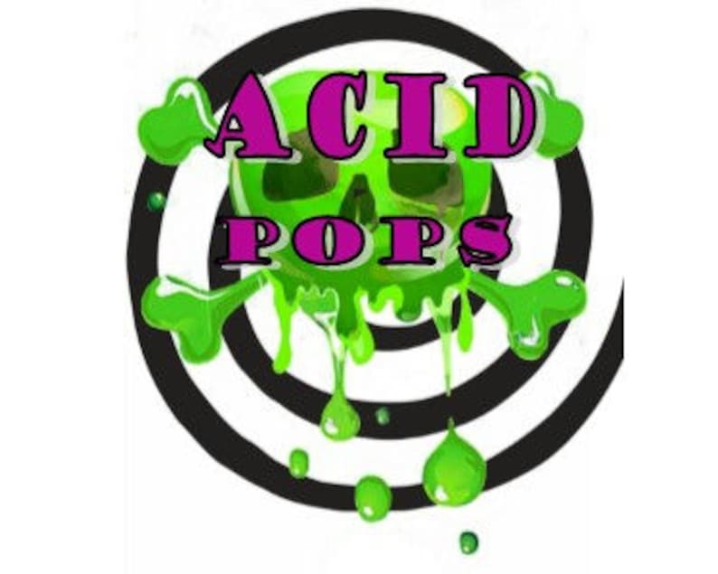 Printable Acid Pop Candy Label