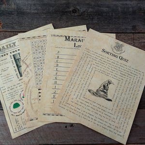Printable HP Wizard Party Games & Quizzes