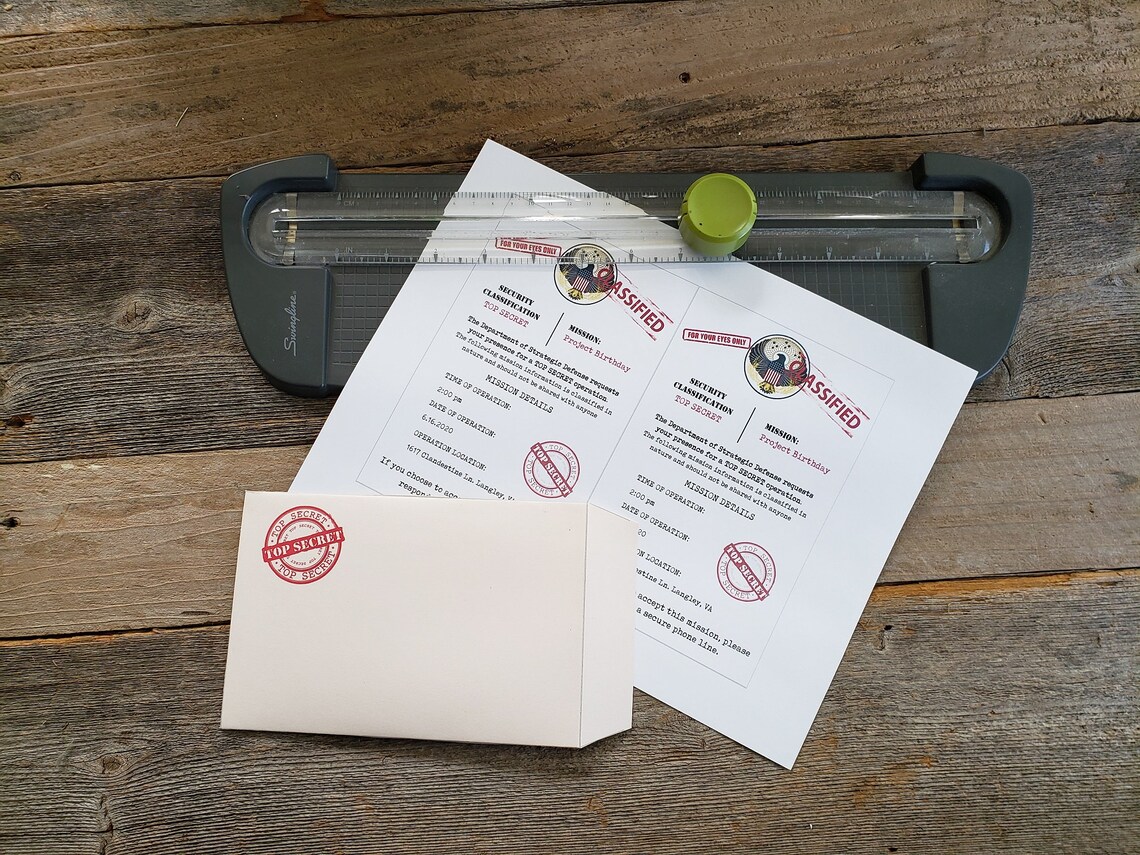 Secret Agent Invitation printable/editable Text - Etsy