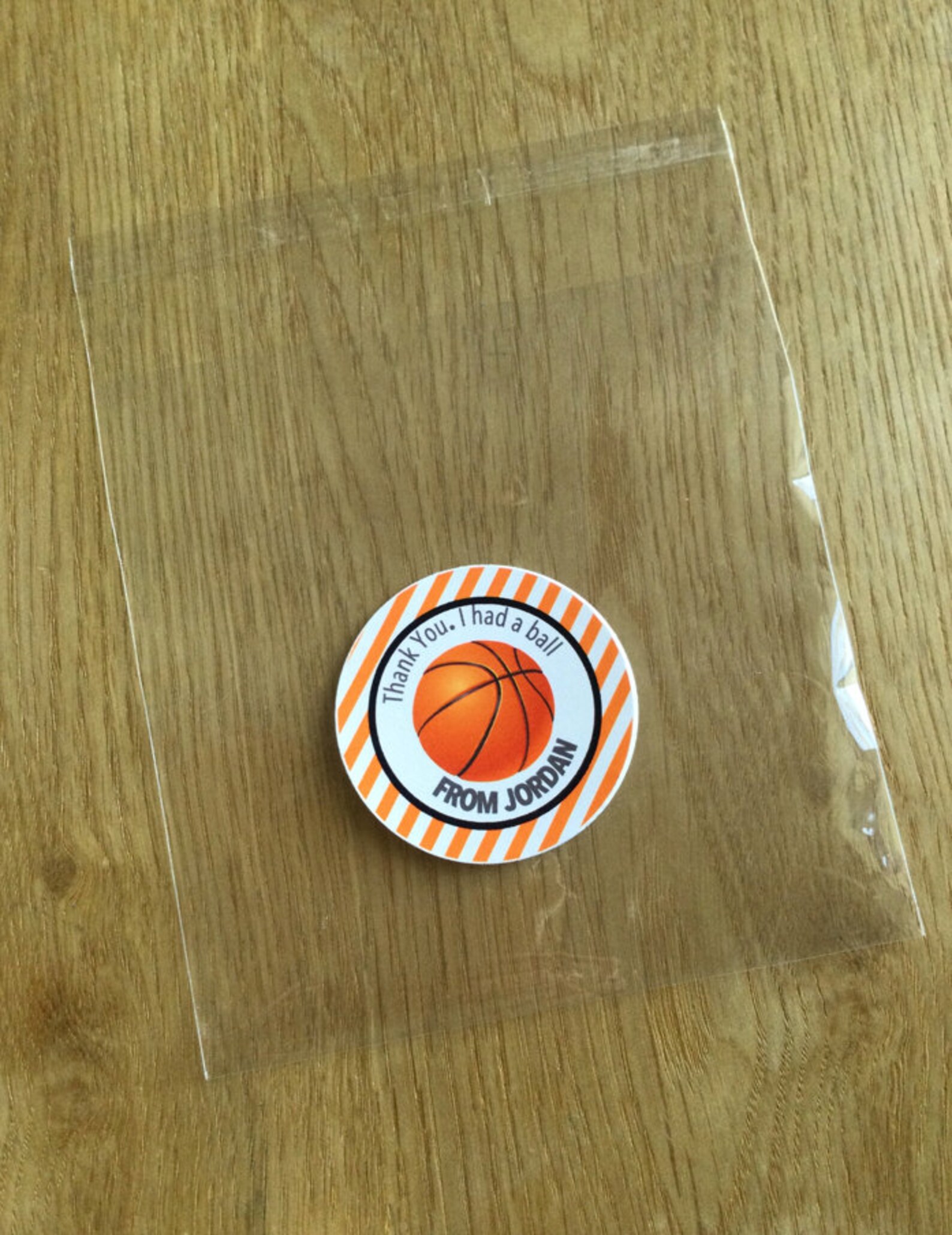 Basketball Lolly Bags Personalised Birthday Baby Shower Etsy