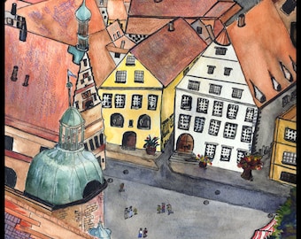 Rothenberg Walled City Memories of Germany Town Square Europe