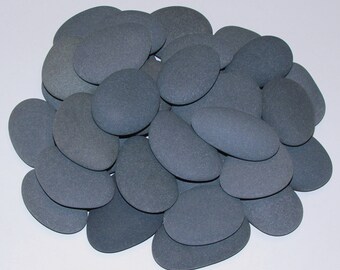 8 large basalt rocks