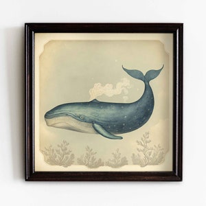 Celestial Whale Art Print