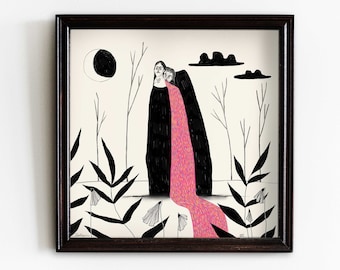 Vampire Bite Art Print