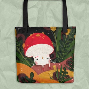 Mushroom Trip Tote Bag