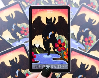 Tarot Card Sticker, Temperance