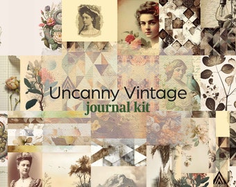 Uncanny Vintage Journal Printables