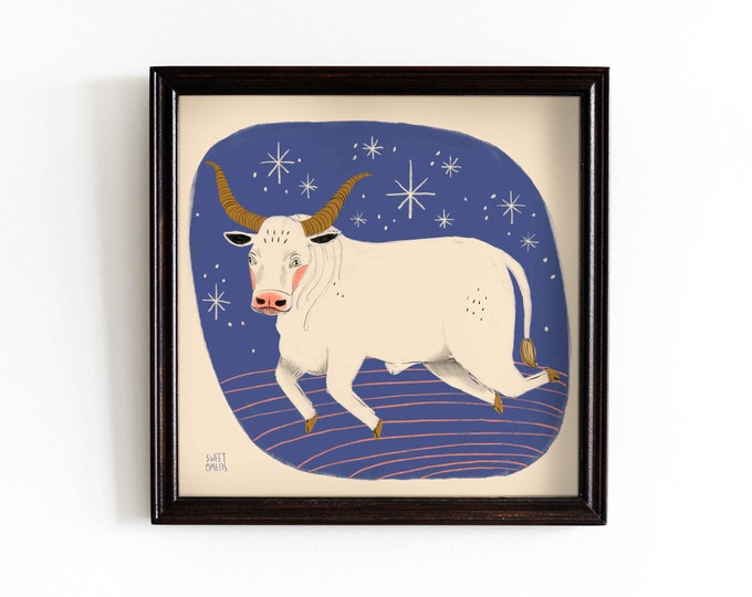 Taurus Zodiac Art Print
