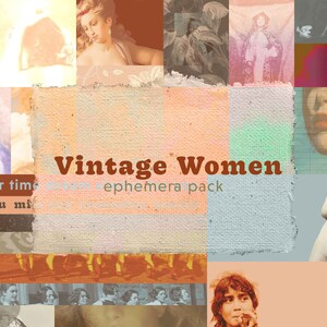 Vintage Women Ephemera Printables