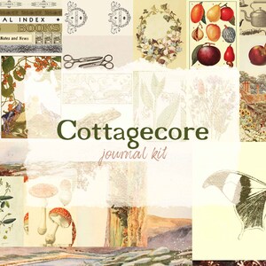 Imprimíveis do diário Cottagecore