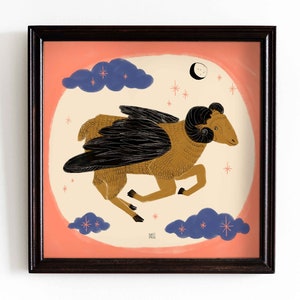 Aries Zodiac Art Print image 1