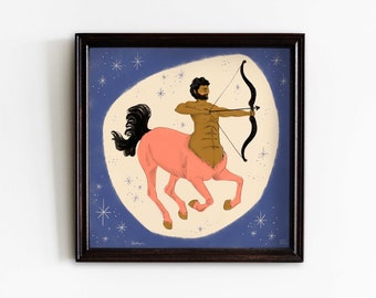 Sagittarius Zodiac Art Print