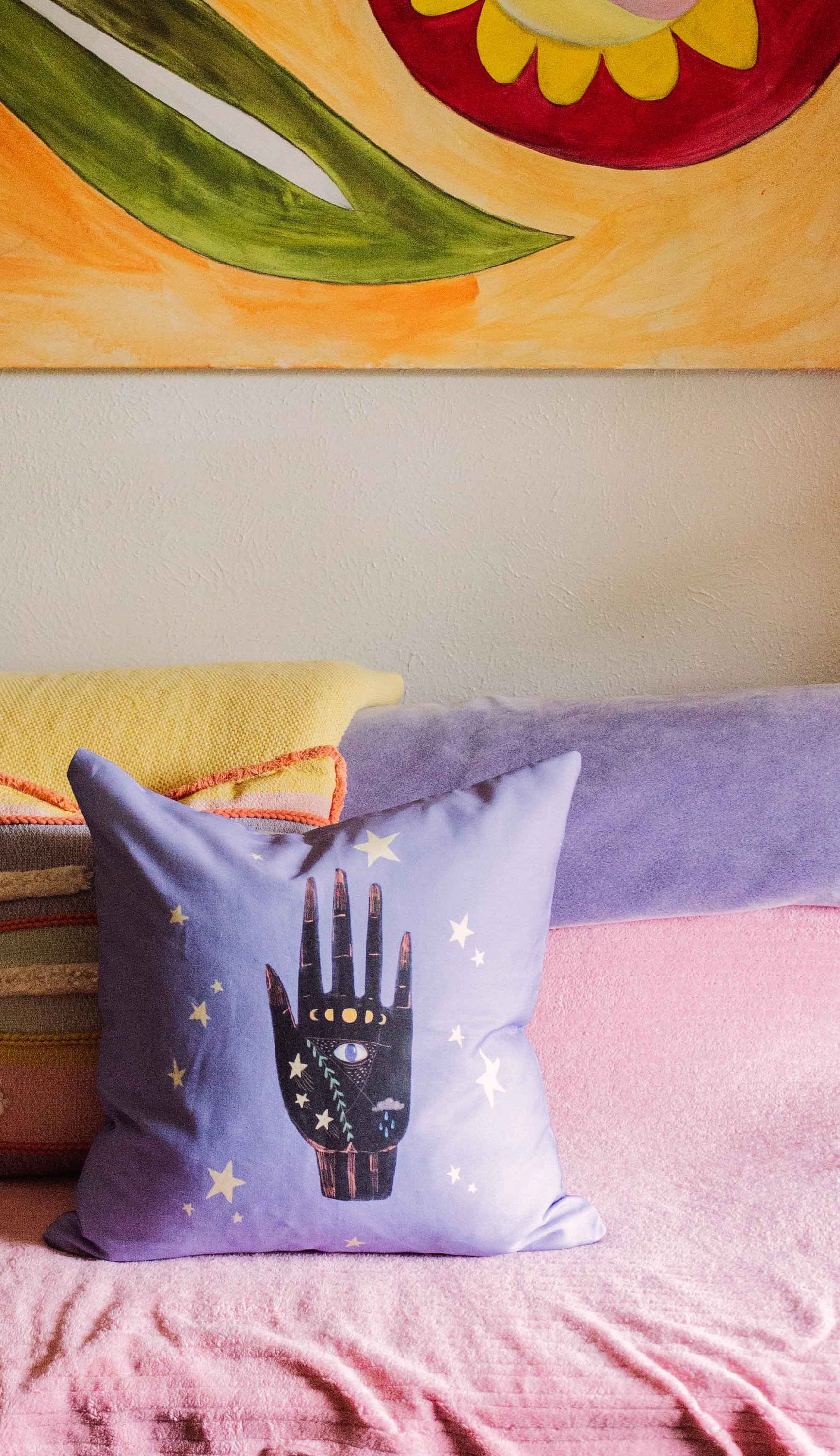 Palmistry Throw Pillow