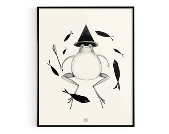 Toad Witch Print