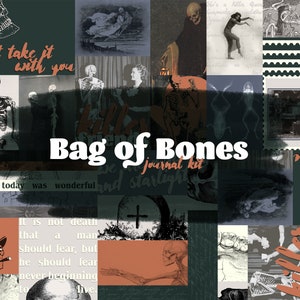 Bag of Bones Printable Journal Kit
