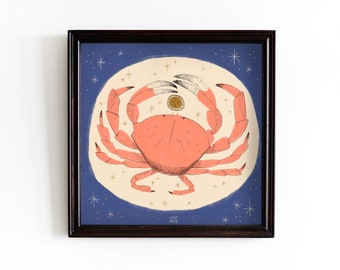 Cancer Zodiac Art Print