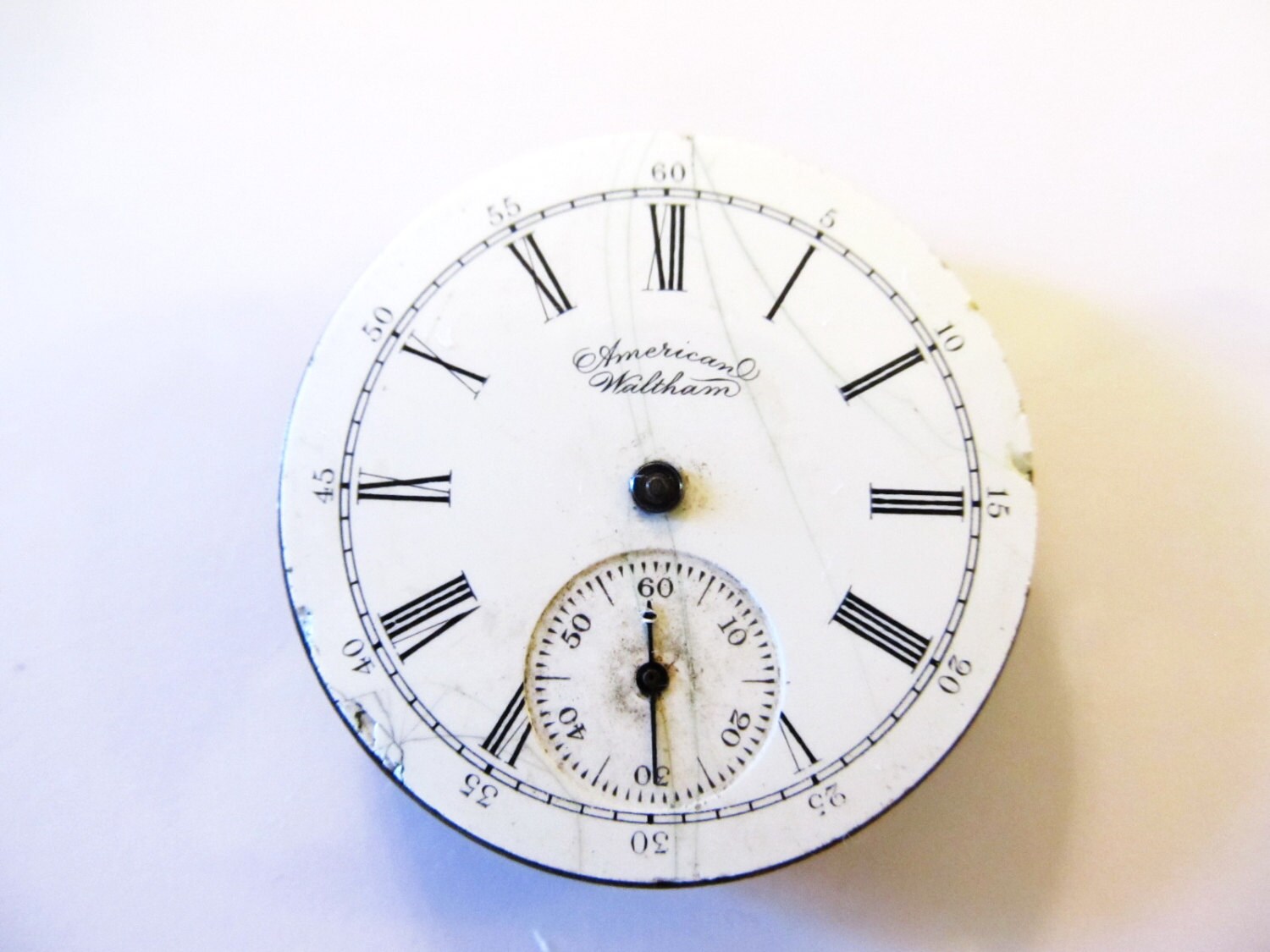 1 Vintage American Waltham Roman Numeral Medium Pocket Watch Etsy